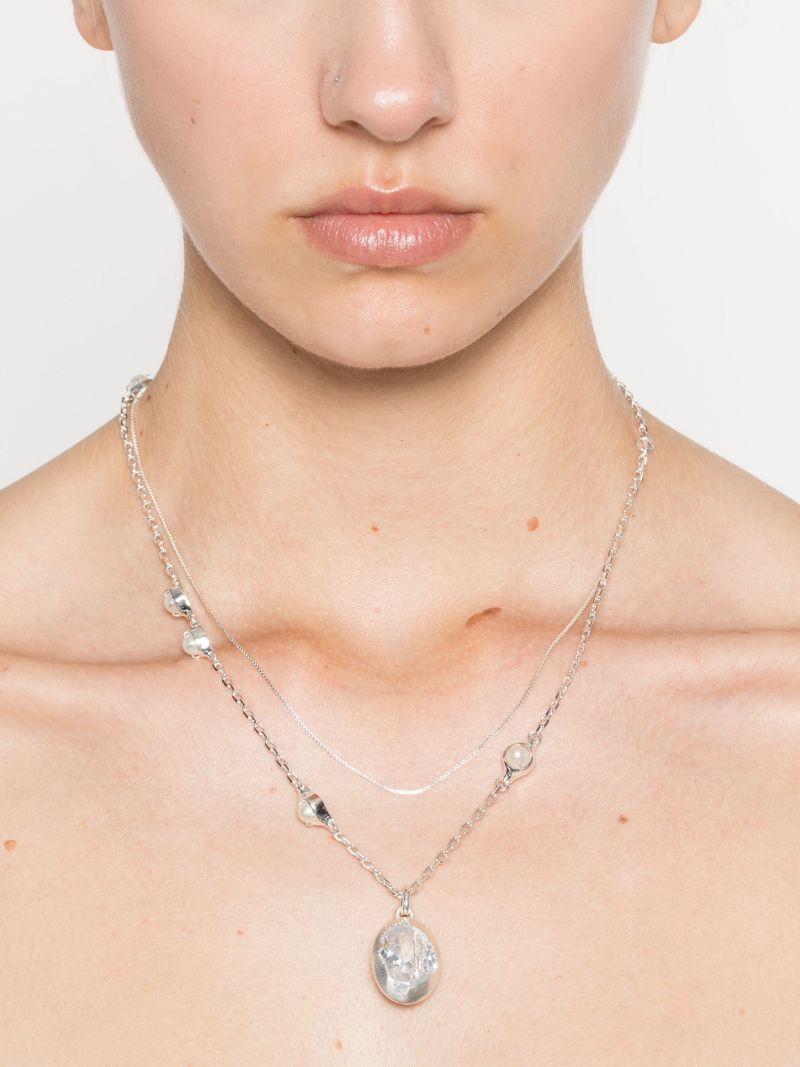 Sterling Silver Noca Quartz Necklace