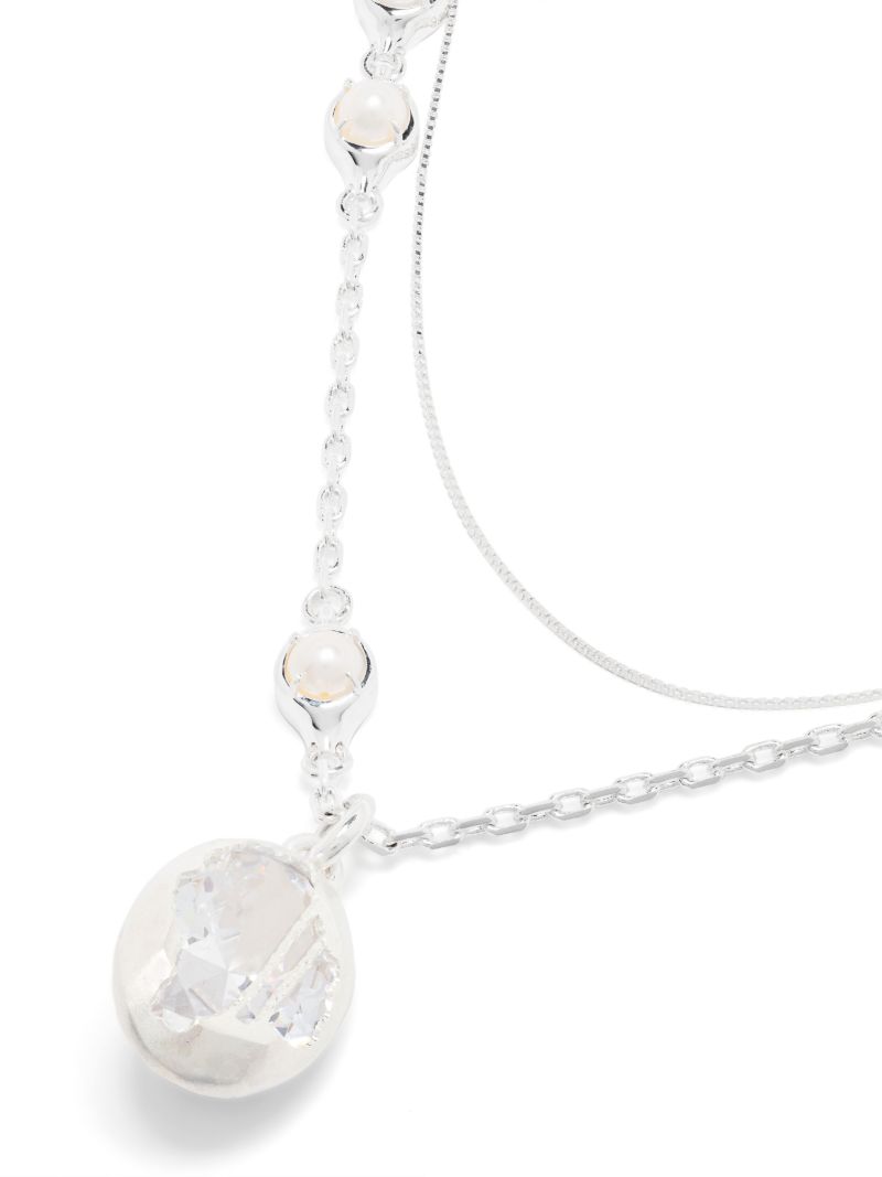 Sterling Silver Noca Quartz Necklace