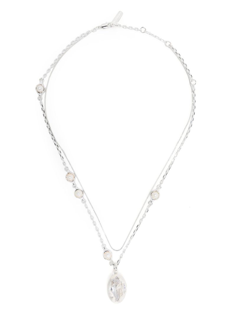 Sterling Silver Noca Quartz Necklace