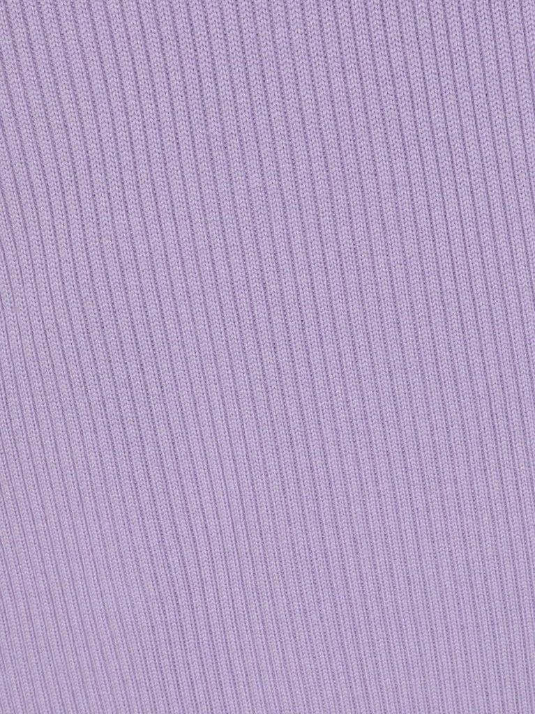 Purple Blurred-logo Wool Scarf