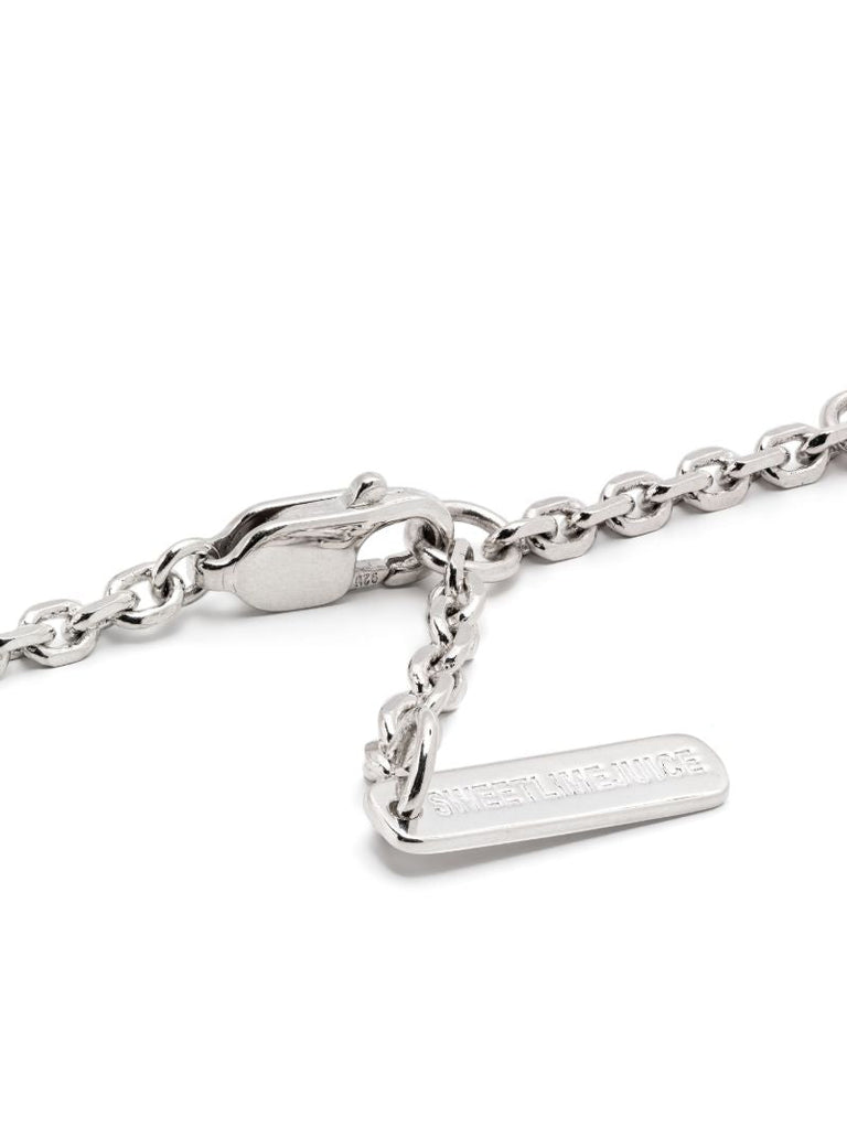 Sterling Silver Quartz Pendant Necklace