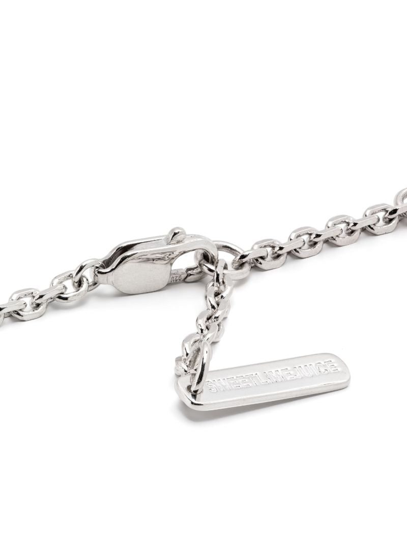 Sterling Silver Quartz Pendant Necklace