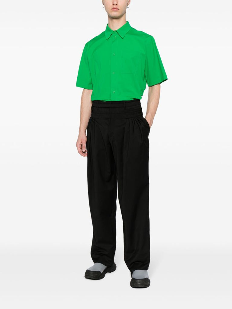 Black Solon Straight-leg Trousers