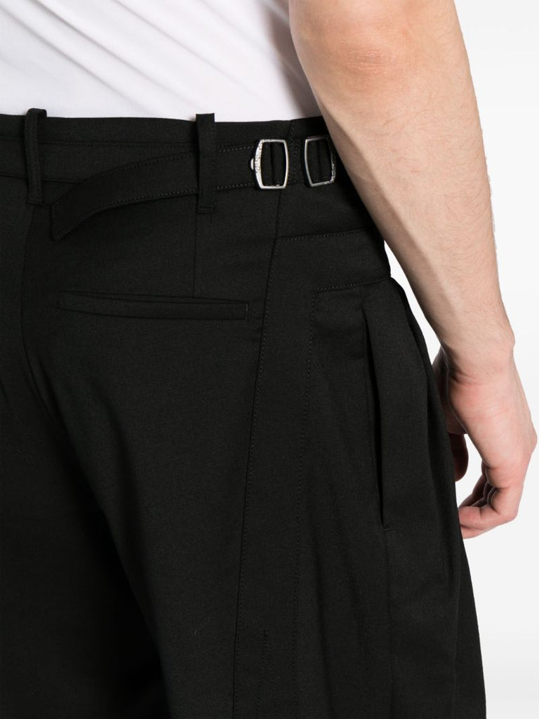 Black Solon Straight-leg Trousers