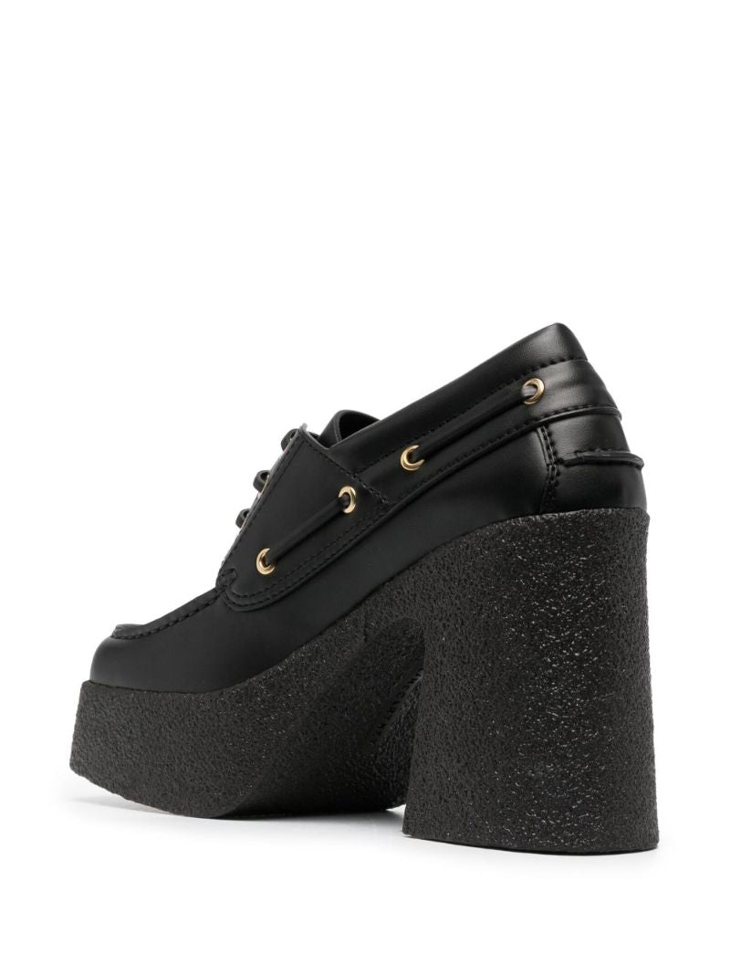 Black Skyla 115 Loafer Pumps