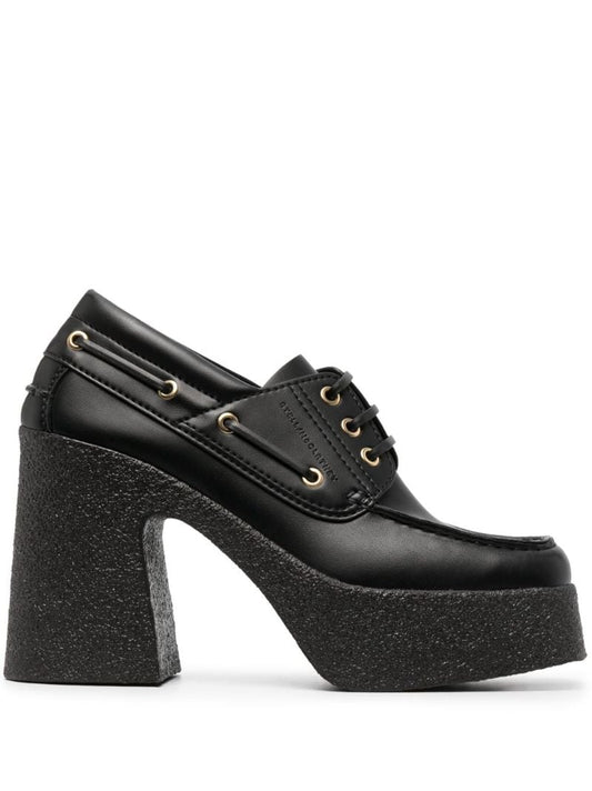Black Skyla 115 Loafer Pumps