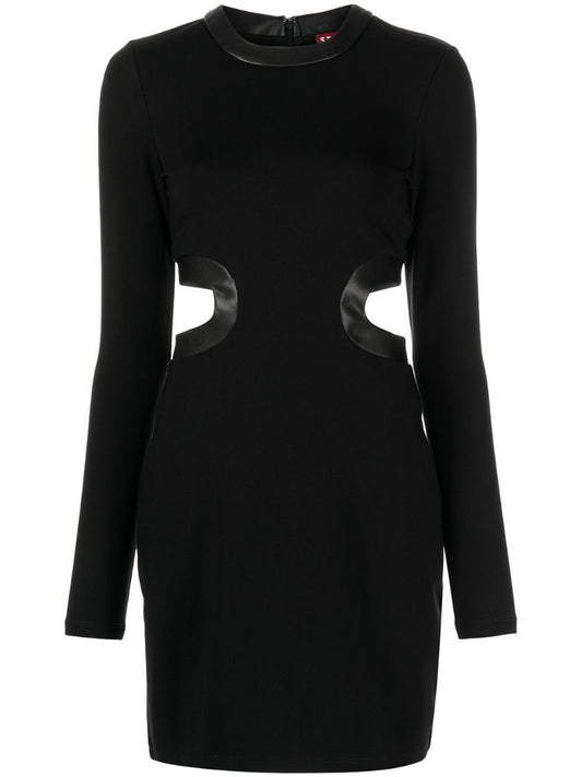Black Dolce Cut-out Mini Dress
