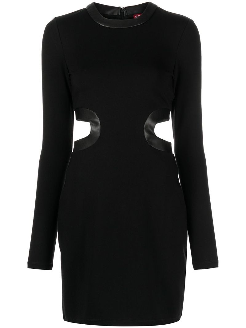 Black Dolce Cut-out Mini Dress
