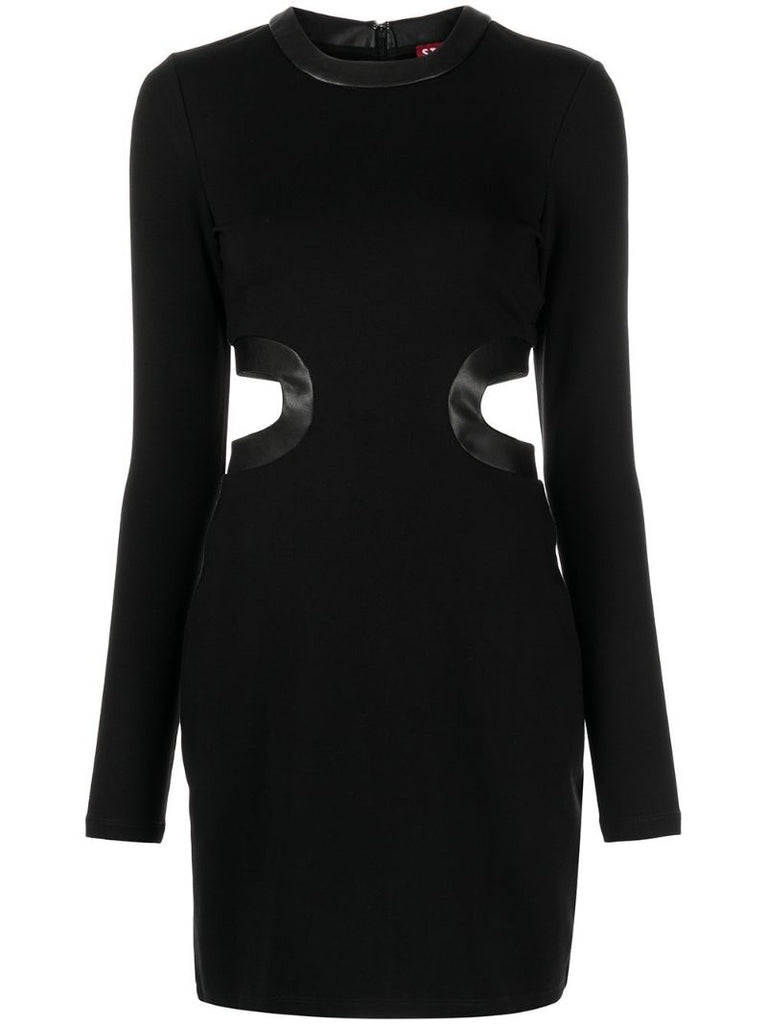 Black Dolce Cut-out Mini Dress