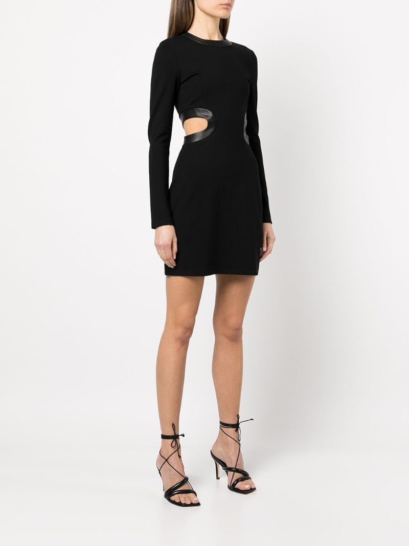 Black Dolce Cut-out Mini Dress