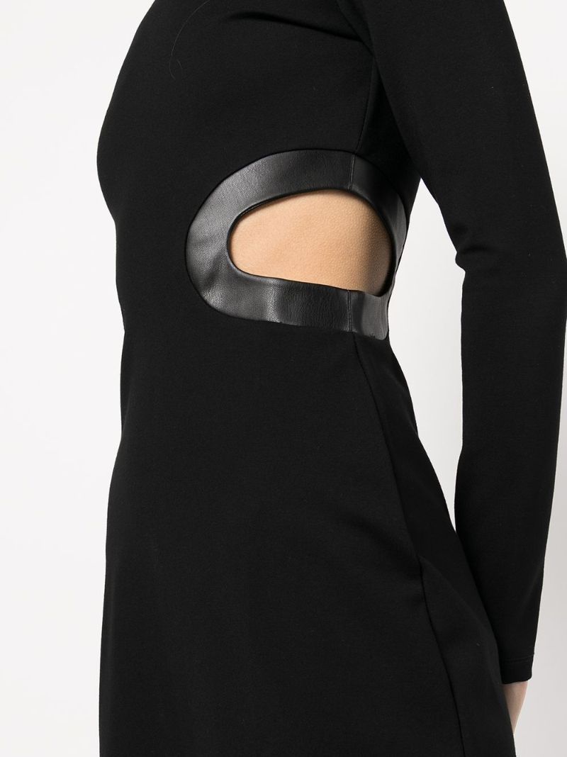 Black Dolce Cut-out Mini Dress
