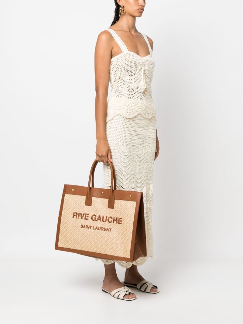 Neutral Rive Gauche Tote Bag