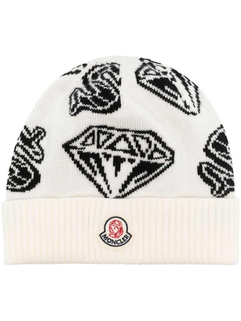 X  Billionaire Boys Club Neutral Wool Beanie Hat