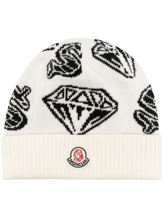 X  Billionaire Boys Club Neutral Wool Beanie Hat