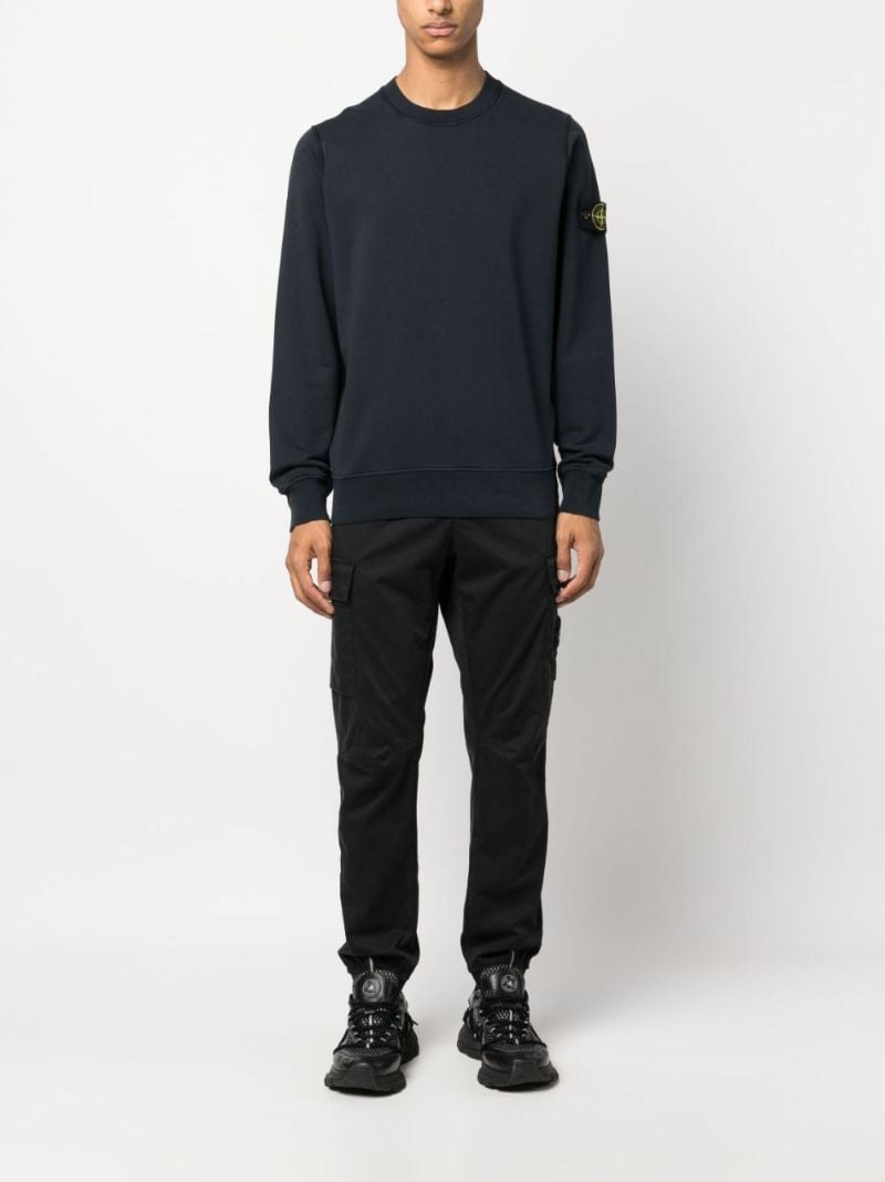 Black Cotton Cargo Pants