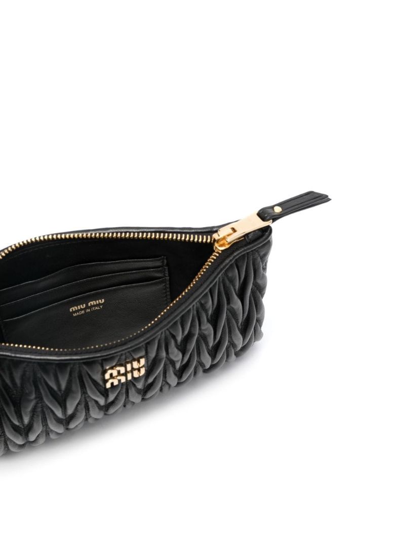 Black Logo-plaque MatelassÃ_x0083_Â© Clutch Bag