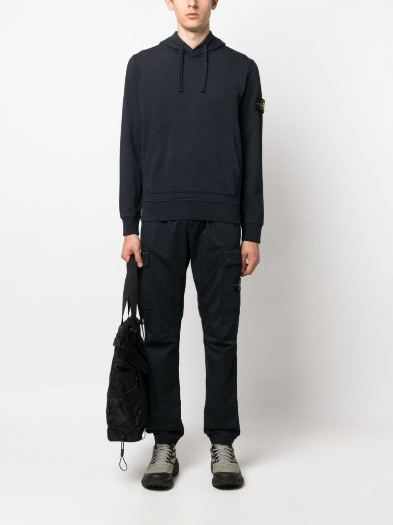 Blue Cotton Hoodie