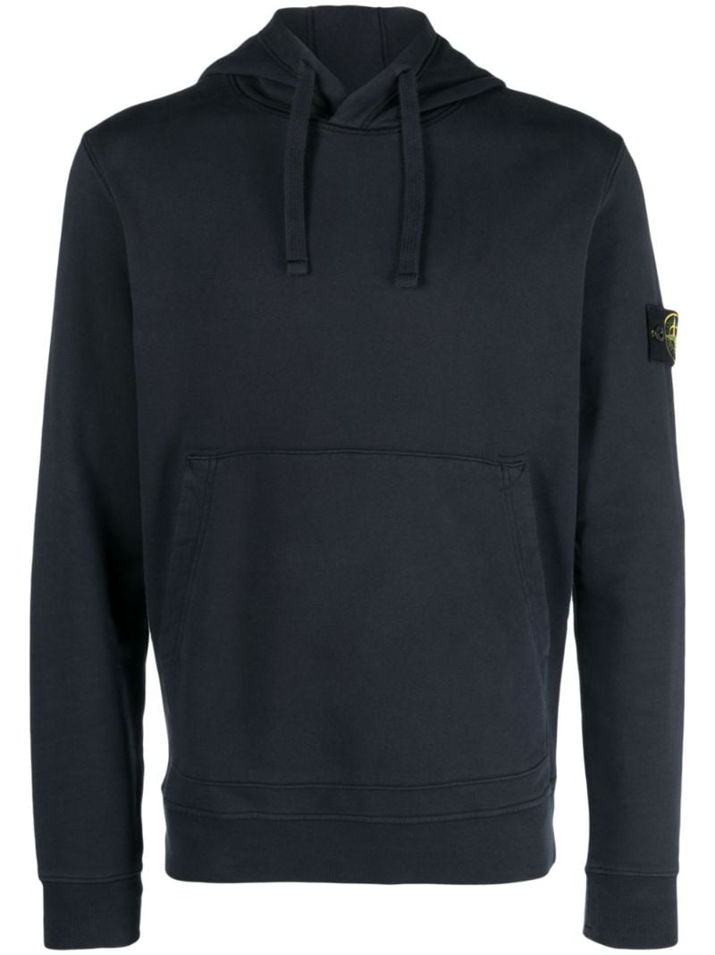 Blue Cotton Hoodie
