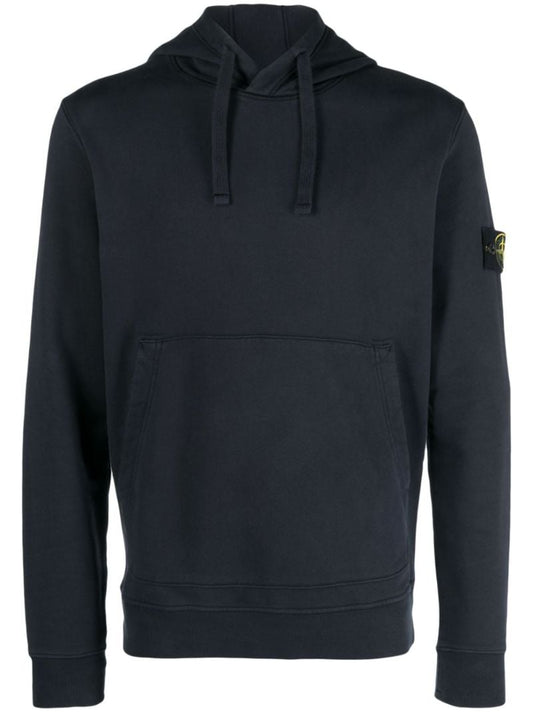 Blue Cotton Hoodie