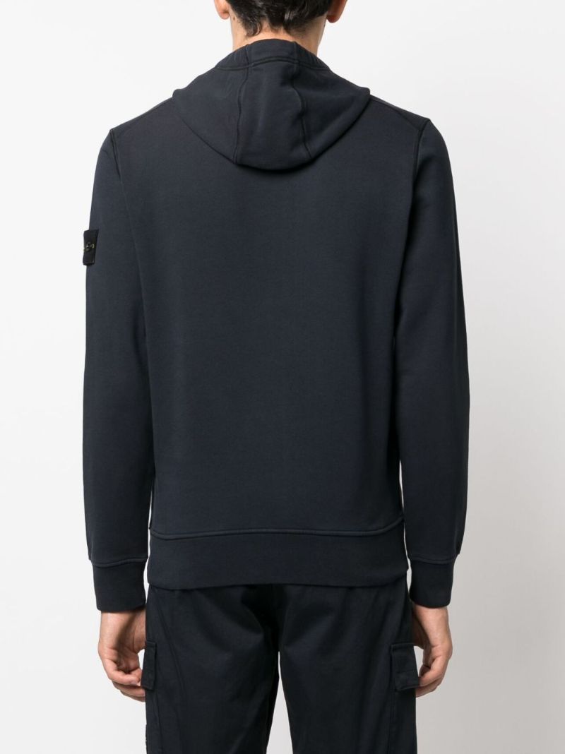 Blue Cotton Hoodie