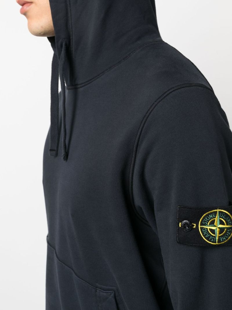 Blue Cotton Hoodie