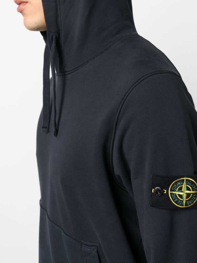 Blue Cotton Hoodie