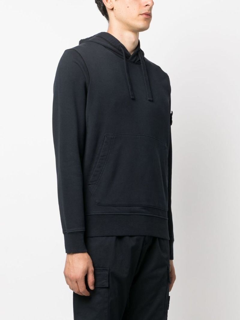 Blue Cotton Hoodie