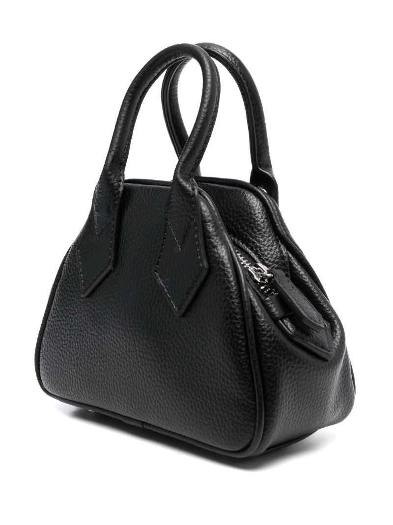 Black Yasmine Leather Cross Body Bag