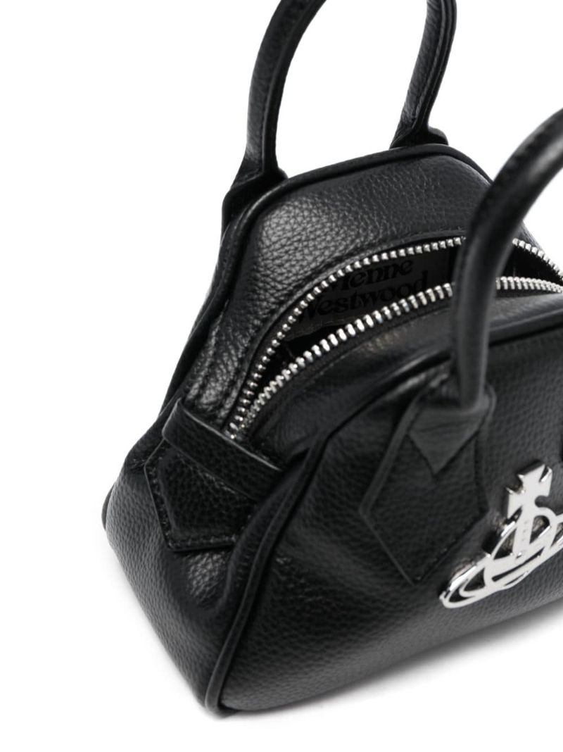 Black Yasmine Leather Cross Body Bag