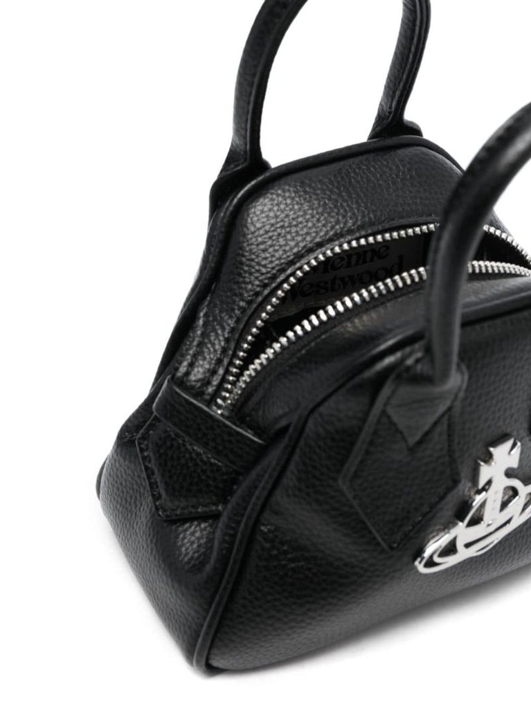 Black Yasmine Leather Cross Body Bag