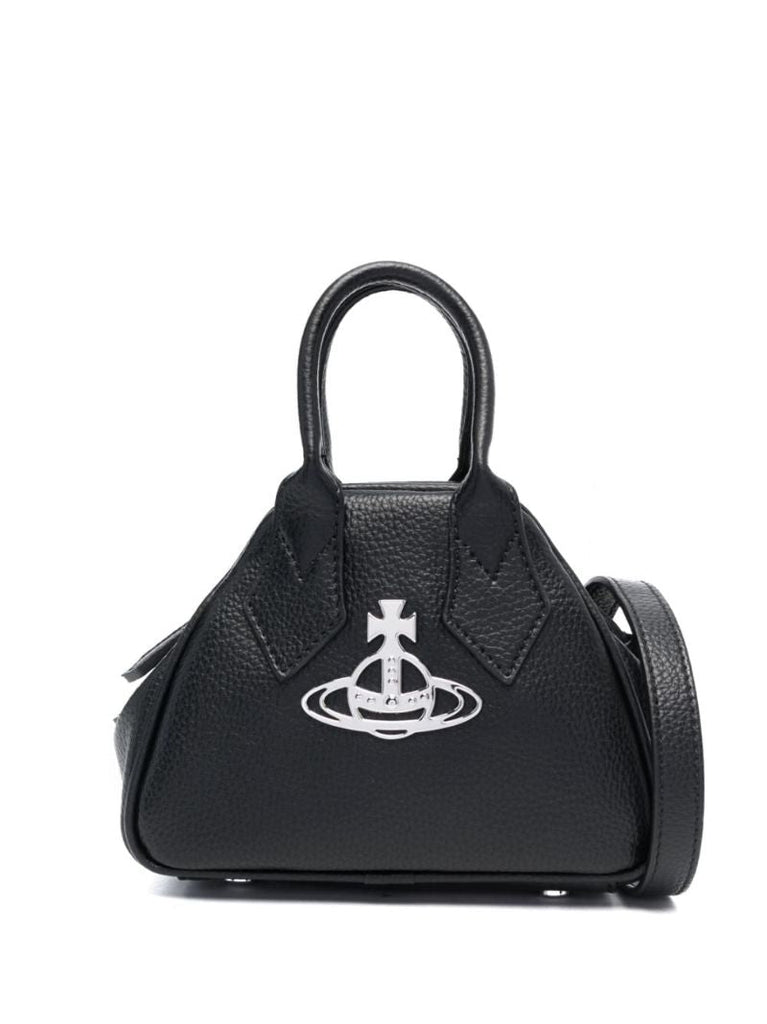 Black Yasmine Leather Cross Body Bag