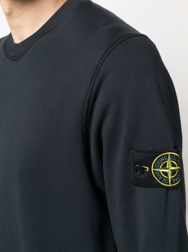 Blue Cotton Sweatshirt