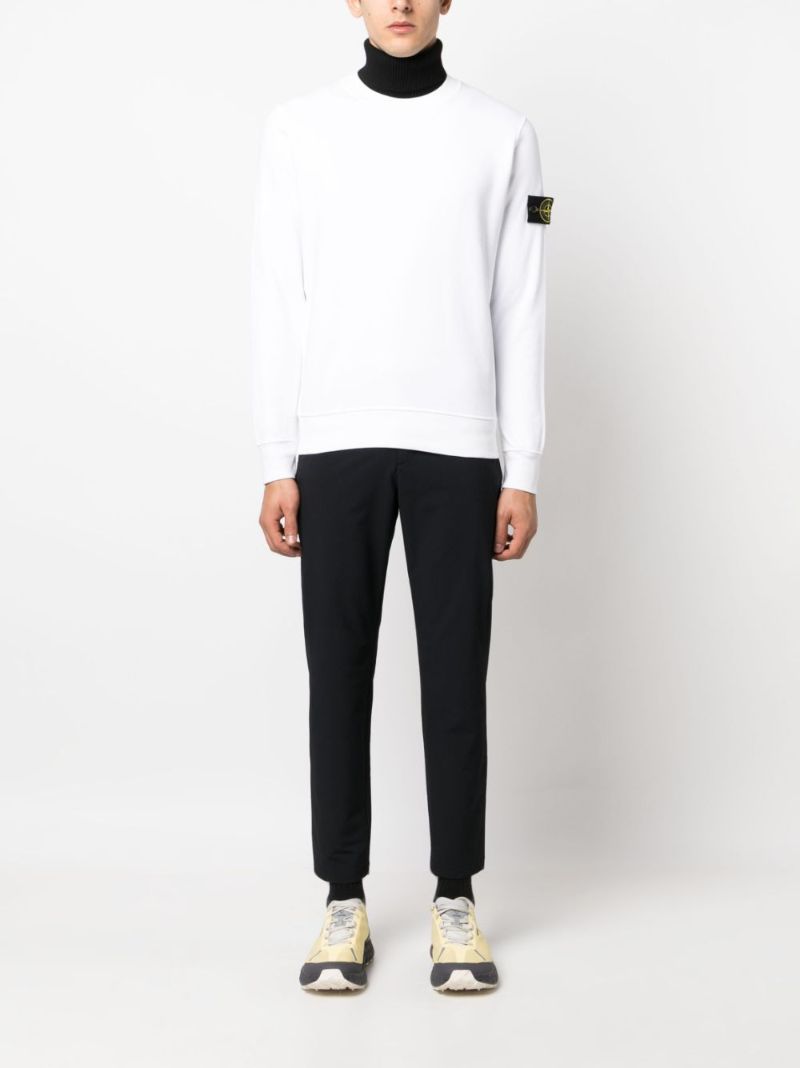 White Cotton Sweatshirt