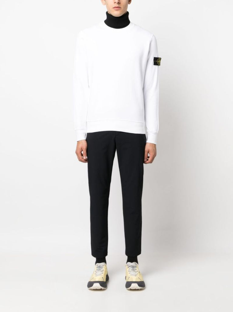 White Cotton Sweatshirt