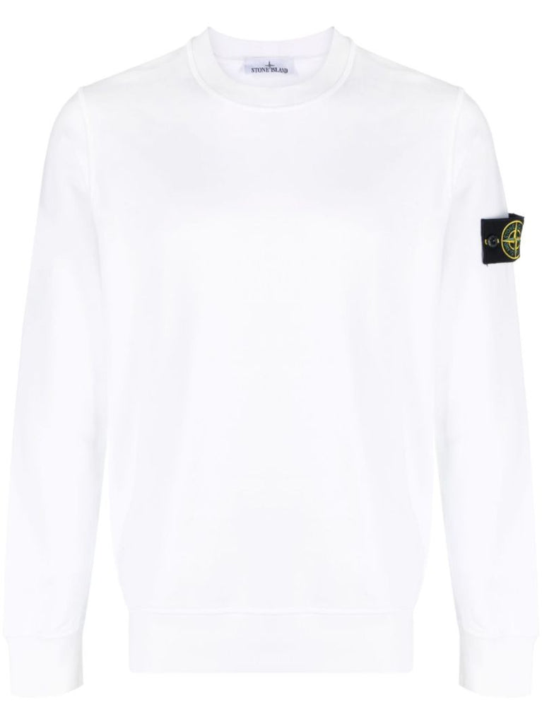 White Cotton Sweatshirt