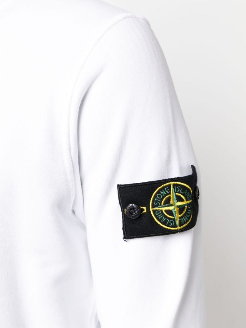 White Cotton Sweatshirt