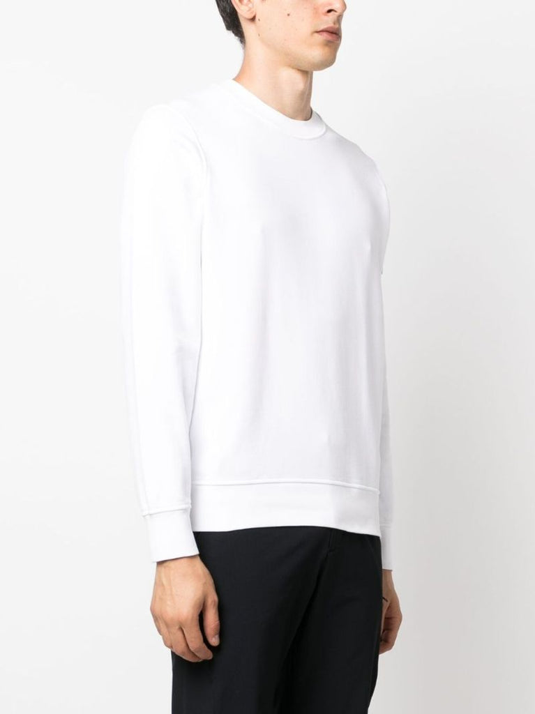 White Cotton Sweatshirt
