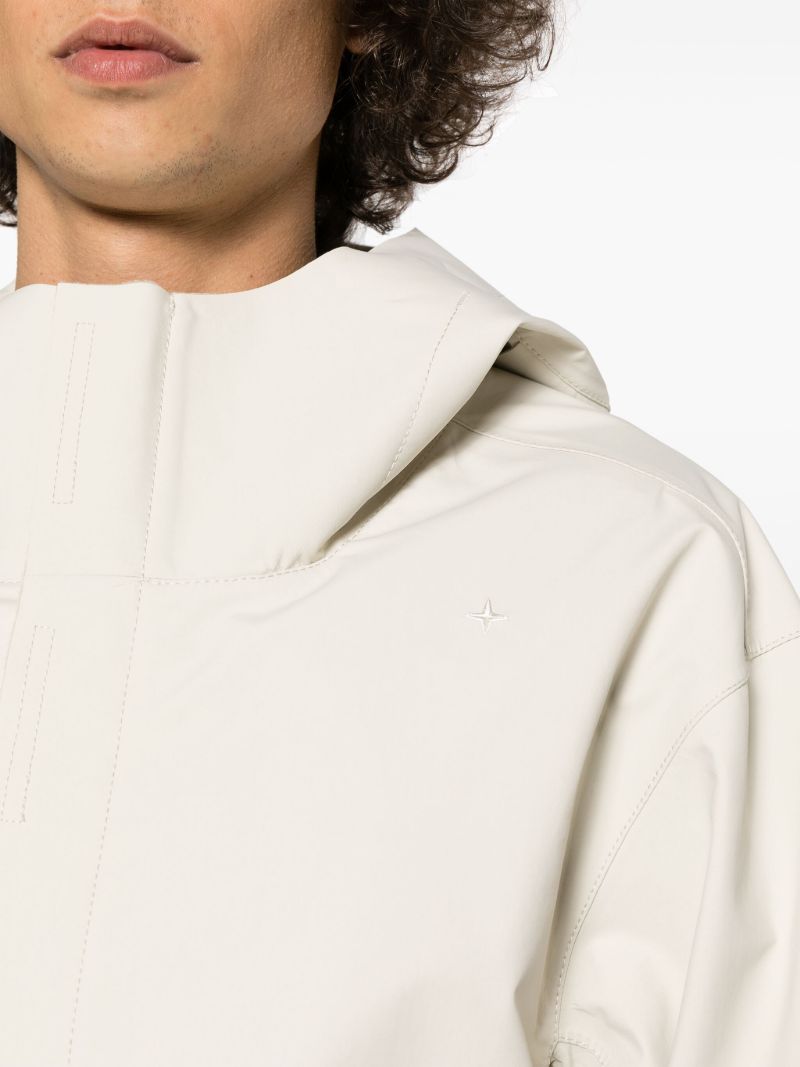Neutral Stellina Hooded Coat