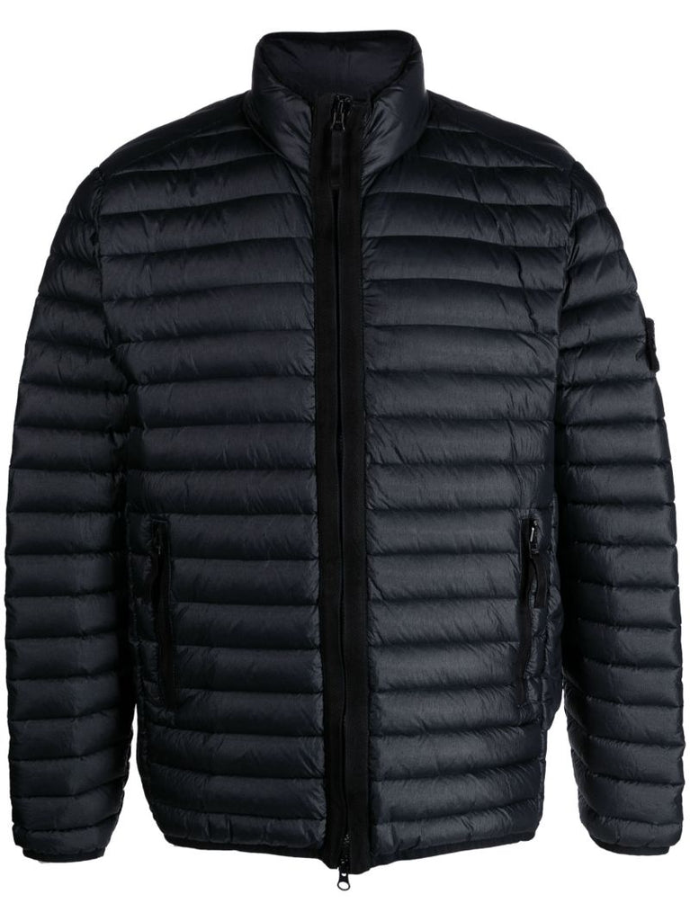 Blue Quilted Jacket