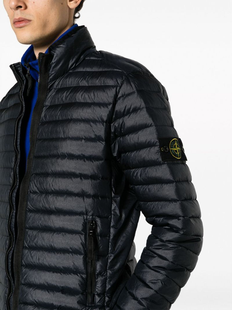 Blue Quilted Jacket