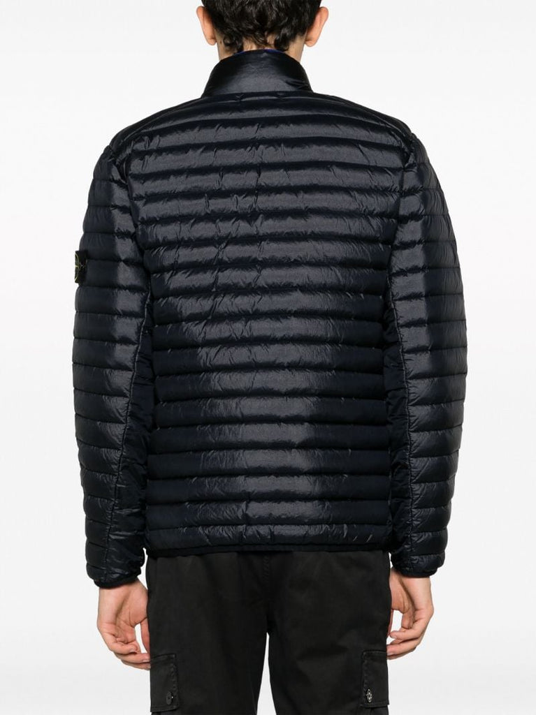 Blue Quilted Jacket