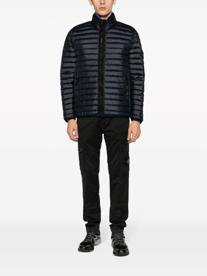Blue Quilted Jacket