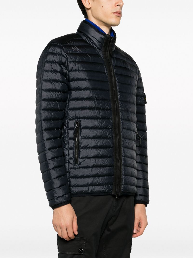 Blue Quilted Jacket