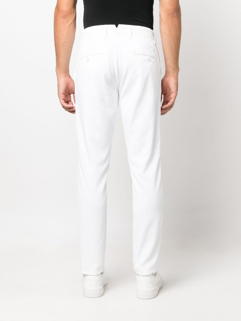 White Ellott Slim-fit Golf Trousers
