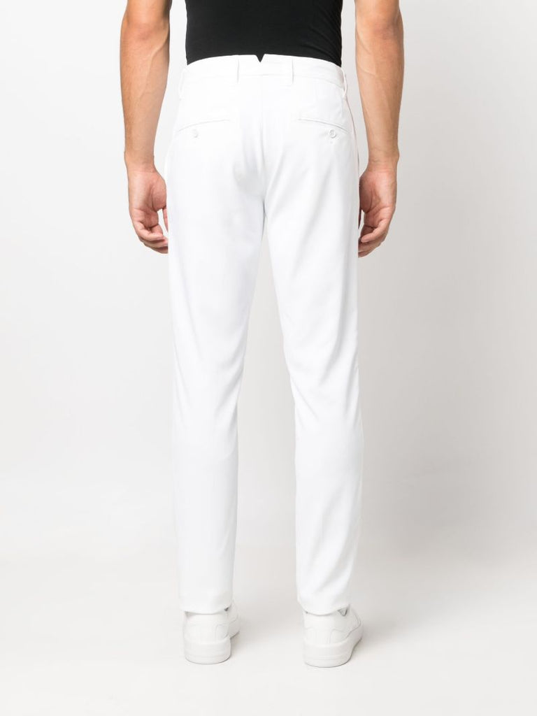 White Ellott Slim-fit Golf Trousers