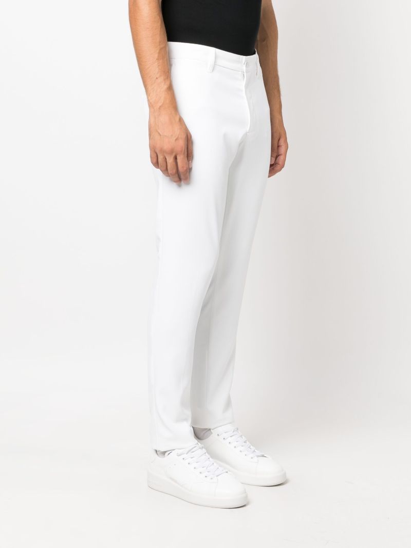 White Ellott Slim-fit Golf Trousers