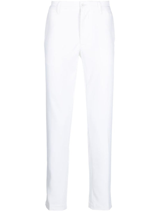 White Ellott Slim-fit Golf Trousers