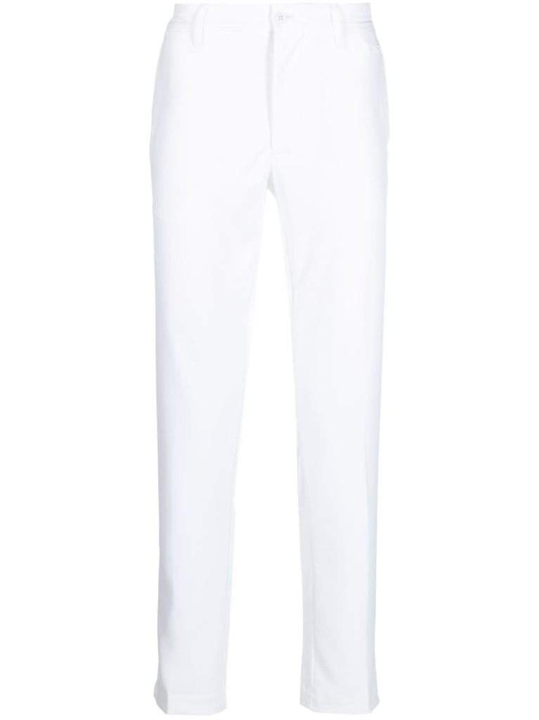 White Ellott Slim-fit Golf Trousers