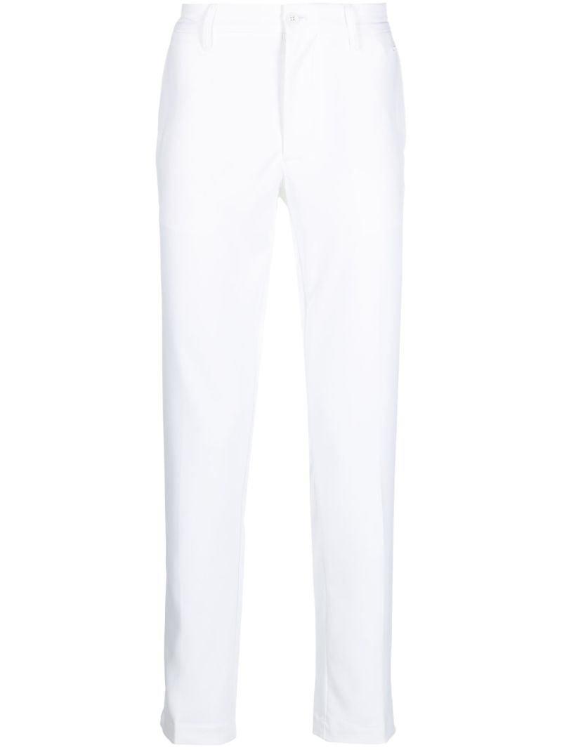 White Ellott Slim-fit Golf Trousers