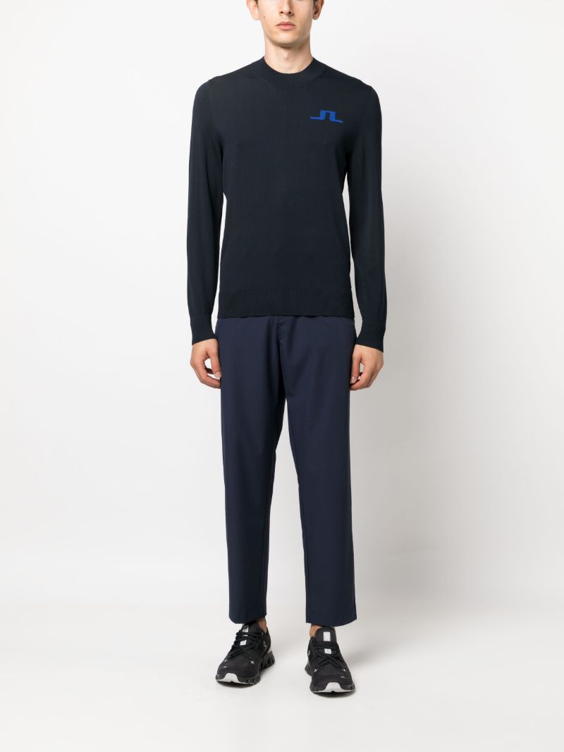 Blue Gus Logo-embroidered Golf Sweater